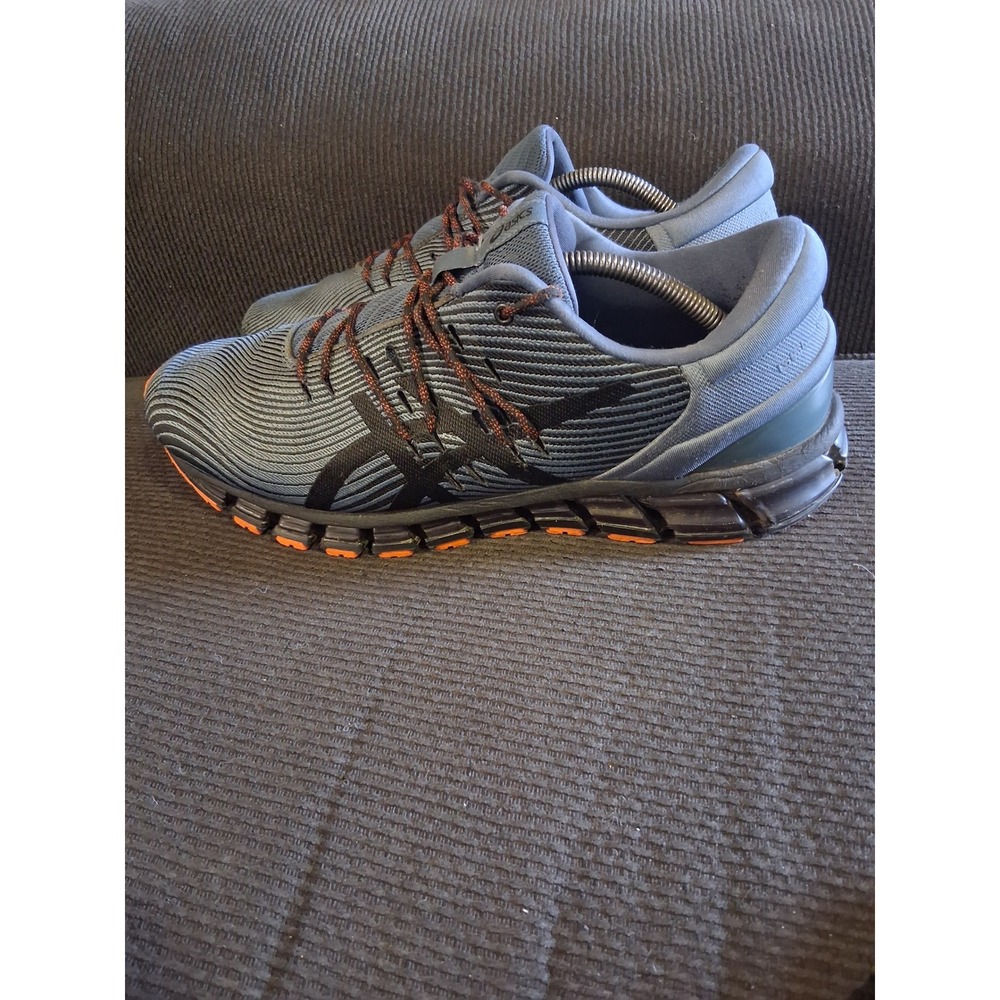 Asics Gel-Quantum 360 5 Mens Grey Orange Running Shoes 1021A113 Size 12
